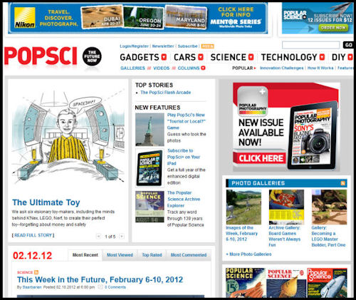 drupal_popular_science_website